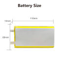 New 3.7V 10000 mah Lithium Polymer Battery. 