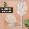 Weidas WD-929 Electric USB Rechargeable LED Lighting Mosquito Swatter / Racket / Mosquito K_iller Zapper Electric Fly Swatter. 