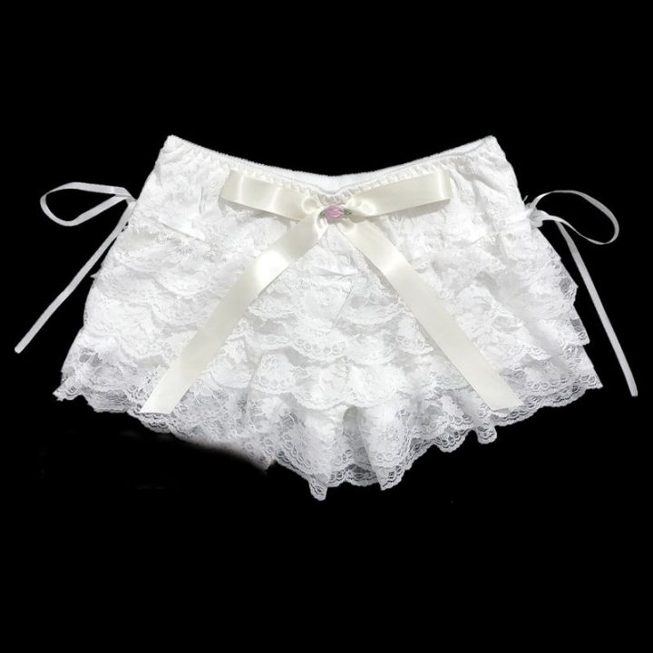 Multilayer%20Lace%20Shorts%20Women%20Ribbons%20Flower%20Ruffles%20Elastic%20Waist%20Cute%20Cake%20Shorts%20Lolita%20Shorts%20for%20Sweet%20Girls%20Kawaii%20Clothes%20-%20Image%206