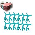 4/6/8/12 PCS Kitchen Tray Holder Pallet Rack Funy Kitchen Tool Pallet Accessories Steamer Oven Tray Support Plastic Baking Sheet Stacker. 