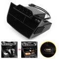 for 2016 2017 2018 2019 Interior Accessories Car Black ABS Inner Console Central Storage Box with USB Port. 