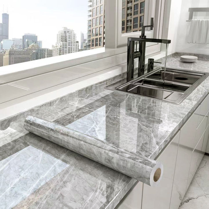 40cm%20Width%20Marble%20Waterproof%20Contact%20Paper%20Self%20Adhesive%20Wallpaper%20Vinyl%20Wall%20Stickers%20For%20Kitchen%20Decorative%20Film%20Home%20Decor%20-%20Image%204