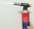 Butane Gas Torch With Gas can and auto fire use BBQ. 