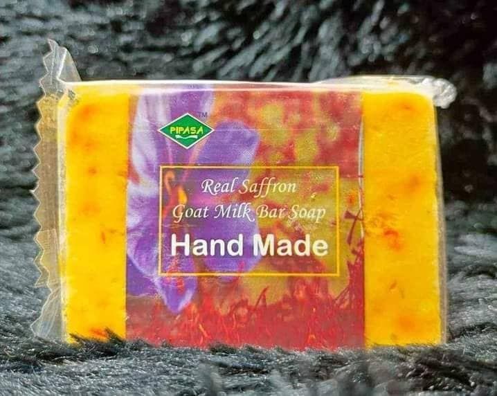 Saffron%20Goat%20Milk%20Soap%20Premium%20Hand%20Made%20100%20Gram%20(3%20pics)%20-%20Image%203