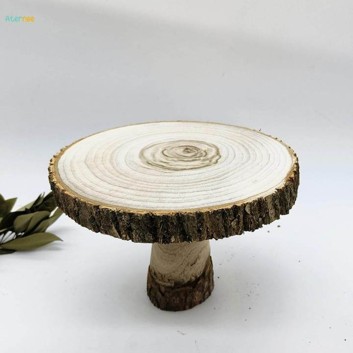 Wooden Cake Stand with Legs Cake Holder for Baking Baby Shower