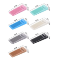 1 Pcs Heavy Duty PVC Rubber Wedge Door Stopper- Safety Door - Non-Slip Windproof Finger Protector for Home and Office - Large/Medium (70x28x19mm/95x38x28mm).