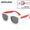 HOOLDW New Kids Sunglasses Children Silicone Flexible Polarized Sun Glasses Boy Girls Baby Shades Goggles UV400 Mirror Eyewear. 