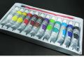 Keep Smiling Glass Colour Paints 12 colors 12ml Tube Pack for Glass Painting.