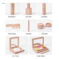 Pretend Play Makeup Beauty Set Kids Pretend Play Makeup Set for Girls Role Playing Makeup Set Toy Wooden Makeup Toys for Halloween Children.