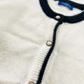 Womens Wool Blend Pearl Button Knit Cardigan Sweater From Levin. 