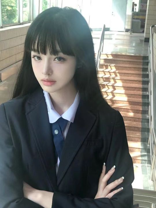 Qi%20Bangs%20Internet%20Celebrity%20Pure%20Desire%20Style%20Black%20Long%20Straight%20Hair%20Natural%20Wig%20Female%20Full-Head%20Wig%20White%20Gold%20Color%20Wig%20Long%20Straight%20Hair%20Barbie%20-%20Image%202