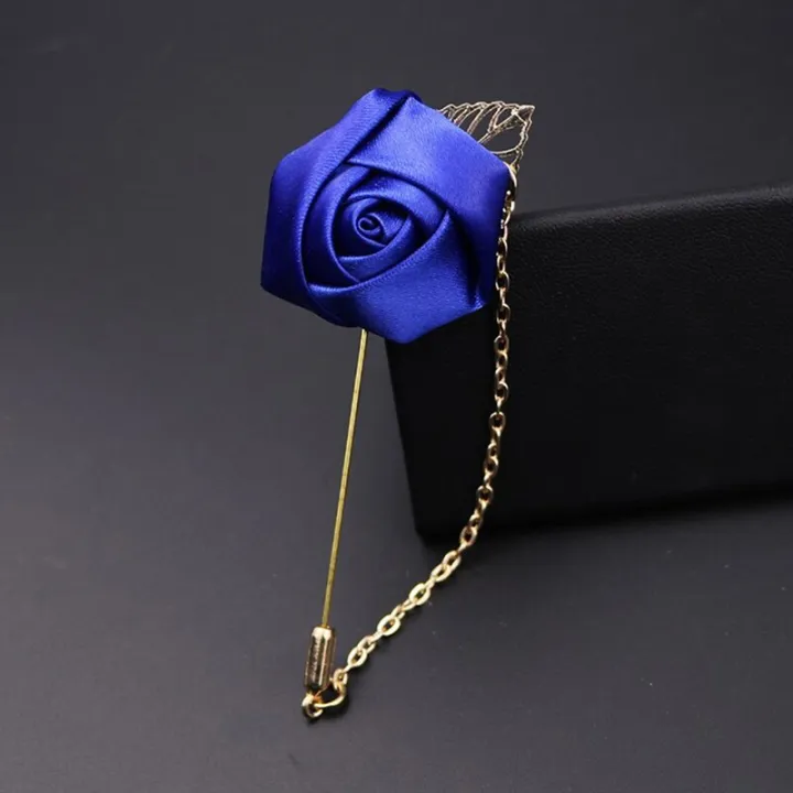 Hot%20Bridegroom%20Wedding%20Brooches%20Cloth%20Art%20Rose%20Flower%20Lapel%20Pin%20Well-designed%20Badge%20Tassel%20Chain%20Chest%20Brooch%20Fashion%20Badge%20-%20Image%202