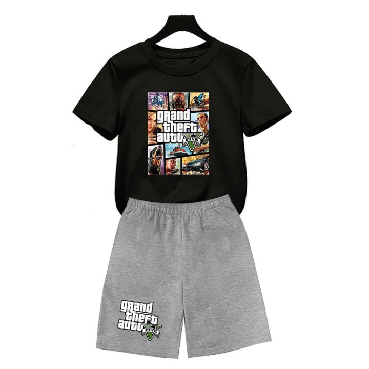 Grand%20Theft%20Auto%20Gta%20T%20Shirt%20kid%20Street%20Gta%205%20T%20Shirt%20boys%20and%20girls%20Tshirts%20children's%20clothing%20girl%20clothing%20Oversized%20t-shirt%20-%20Image%202