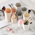 Cosmetic Holder Box 3 Lattices Cosmetic Make-up Brush Storage Box Table Organizer Make Up Tools.