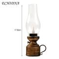 ECHIDNA Electronic Oil Lamp Creative 80s Retro LED Decorative Candle.
