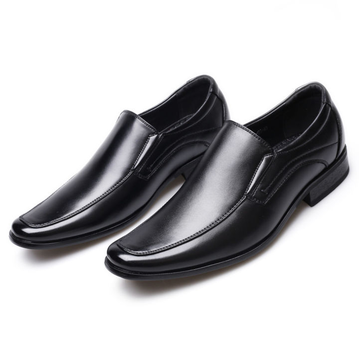 Men Slip On Office Oxford Shoes For Men Luxury Men Classic Business Men's Dress Shoes Fashion Elegant Formal Wedding Shoes KEEMEEUYZO