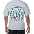 Drop Soulder T-shirt Ultimate Grey. 