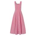 ZANZEA Holiday Long Maxi Dresses Womens France Elegant Tank Dress 2023 Summer Chic A Line Robe Party Striped Sleeveless Sundress House Foocus.