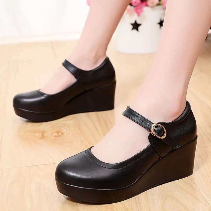 Small%20Big%20Size%2033-43%20Shallow%20Thick%20Bottom%20Genuine%20Leather%20Shoes%20Platform%20Pumps%202024%20Fall%20Women's%20High%20Heels%20Wedges%20Shoes%20Office%20-%20Image%204