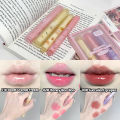 PerfectSunfeel Love Shape Fruit Jelly Lip Balm Moisturizing Clear Mirror Lip Gloss Waterproof Lasting Lip Tint Makeup Cosmetic. 