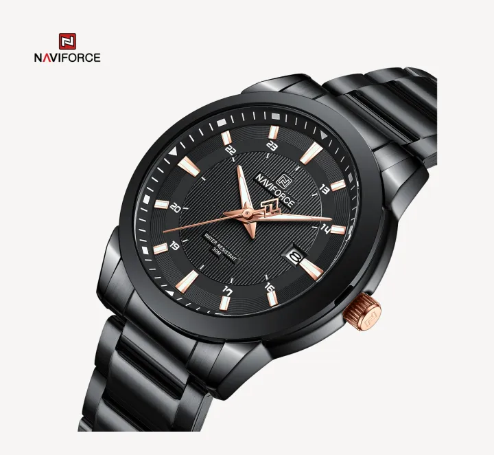 NAVIFORCE%208029%20New%20Luxury%20Men%20Watches%20Casual%20Luminous%20Date%20Clock%20Stainless%20Steel%20Male%20Quartz%20Wristwatches-Black%20-%20Image%203