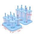 1Set 6 Cells Round Shape DIY Ice Cream Maker Ice Cream Molds Dessert Mould.
