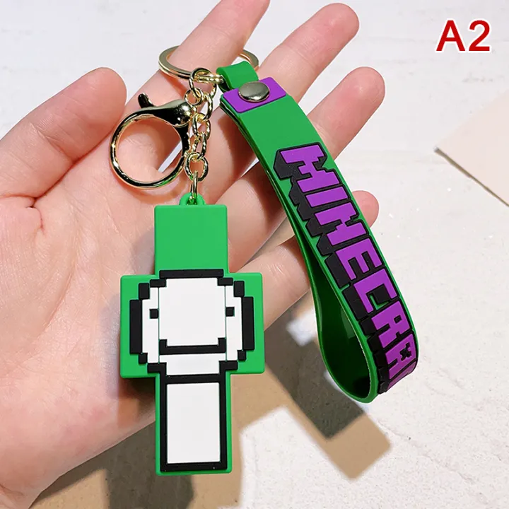 New%203D%20Game%20Minecraft%20PVC%20Keychain%20Ainme%20Steve%20Creeper%20My%20World%20Character%20Pendant%20Keychain%20Cute%20Bag%20Car%20Hanging%20Keyring%20For%20Fans%20Cherry%20Super%20Store%20-%20Image%205