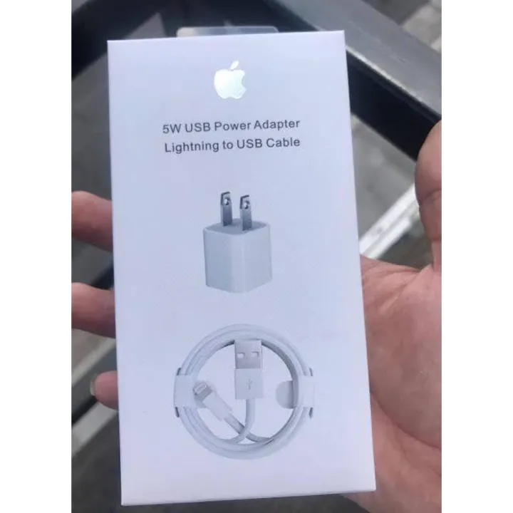 for iphone 5 watt charger (adapter with cable )  for iphone all model