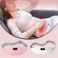 Women Relieve Period Cramps Heat Belt Curved Heating Massage Pad.