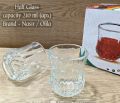 Water Drinking Shorbot Glass Set - Enjoy Your Beverages In Beautifully Crafted Transparent Glasses - Set Of 6 Glasses (210Ml)-n143.