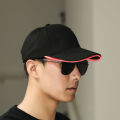 Unisex LED Light Cap Baseball Caps Luminous Optical Fiber Peaked Cap Stage Flashing Hip-Hop Caps Bright Glow In Dark Sport Hat. 