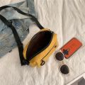 INS Canvas Small Bags For Women 2022 New Trendy Korean Style Versatile Messenger Bag Student Shoulder Bag Girl's Crossbody Pouch. 