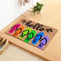 GC Summer Hello Doormat 40 x 60cm/60 x 90cm Anti Slip Wear-resistant Floor Mat For Bedroom Bathroom Entrance. 