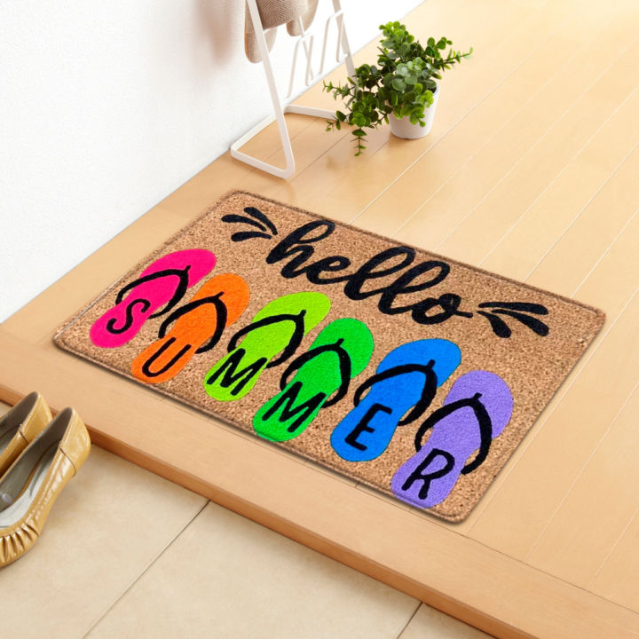 GC%20Summer%20Hello%20Doormat%2040%20x%2060cm/60%20x%2090cm%20Anti%20Slip%20Wear-resistant%20Floor%20Mat%20For%20Bedroom%20Bathroom%20Entrance%20-%20Image%207