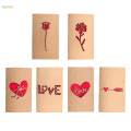 Valentine's Day Cards Anniversary Card Sweet Gift Card Holiday Greeting Card for Friends Families. 