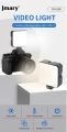 Jmary FM-59R Rechargeable Mini LED Light Video Recording Mini Fill Light with 3 Cold Shoe Mounts. 