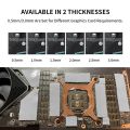 TEUCER Thermal Pad TP400 Heat Dissipation 14.8W/mk Silicone Pad CPU/GPU Graphics Card Motherboard Silicone Grease Pad Multi-Size-85X45  14.8w-1.5mm thickness. 