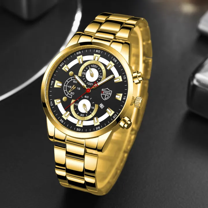 New%20DEYRO%20Men's%20Watch%20Fashion%20Stainless%20Steel%20Band%20Quartz%20Watch%20Calendar%20Watch%20Casual%20Sports%20Luminous%20Watch%20-%20Image%202