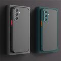 Samung A34 5G Case Silicone Edge Hard PC Matte Back Cover For Samsung Galaxy A34 A 34 34A 5G Camera Protect Fundas SamsungA34 5G.