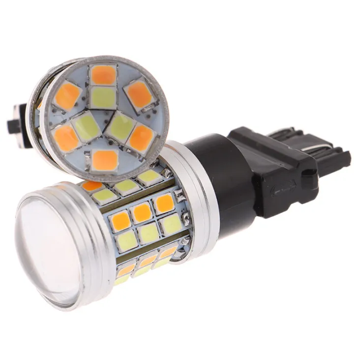 2Pcs%203157%20LED%20Amber%20White%20Rear%20Turn%20Signal%20Parking%20High%20Power%20Light%20Bulbs%20-%20Image%208
