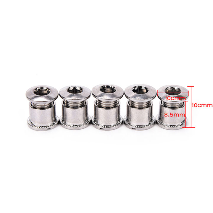【Xiaofeng】5 Pairs Bolts Crank Bolts Bike Chainring Bolts Bicycle Screws BDM