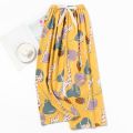 Women's Printing Sleep Bottoms Casual Loose Pajama Pants 2023 Loungewear Trousers Drawstring High Waist Sleeping Pyjamas 40-83kg. 