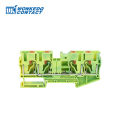 PT6-QU-PE Grounding Terminal Block on Din Rail Earth Groundcheerful Electrical 6mm Yellow/Green Wires Connector PT 6-Quattro-PE.