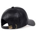 Men Vintage Adjustable Baseball Cap PU Leather snapback Hat Para Hombre Mens Trucker Caps Dad Hat winter warm hats Casquette. 