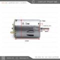 High-Speed 5W 12V DC Motor for Heavy-Duty Fans/Drills, 2000RPM, 1200 RPM, New. 