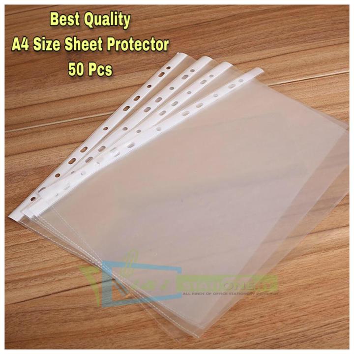 Sheet Protector A4 size Transparent 25/50/100 pcs