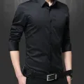 Black Textured Formal Shirt For Men - Formal Shirt For Men.
