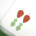 Leaf Shape/Lotus Flower Earrings Polymer Clay Mold Irregular Geometric Shape Clay Cutter DIY Jewelry Pendant Making Clay Tools MuXiaRe.