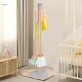 Wooden Detachable Kids Cleaning Toy Set, Broom, Mop, Duster, Dustpan, Brush and Hanging Stand, Housekeeping Kits, STEM Clean Toys Gift for Girls Boys. 