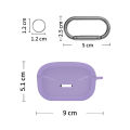 Charg Hole Case Waterproof Silicone Earphone Case with Key gs for Endurance Re Drop-proof Dustproof Cover.